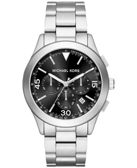 Michael Kors Men's Chronograph Gareth Stainless Steel Bracelet 